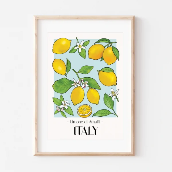 Amalfi Lemons Print