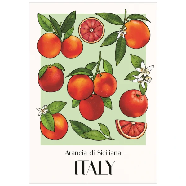 Sicilian Oranges Print