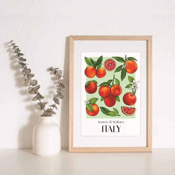 Sicilian Oranges Print